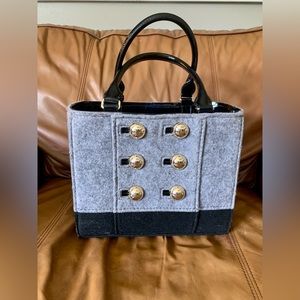 Kate Spade Beantown Black & Grey Quinn Handbag